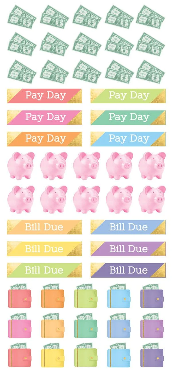 Planner Stickers - Budget - Image 3