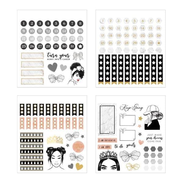 Planner Stickers Book - Glamorous Girls Minis - Image 4
