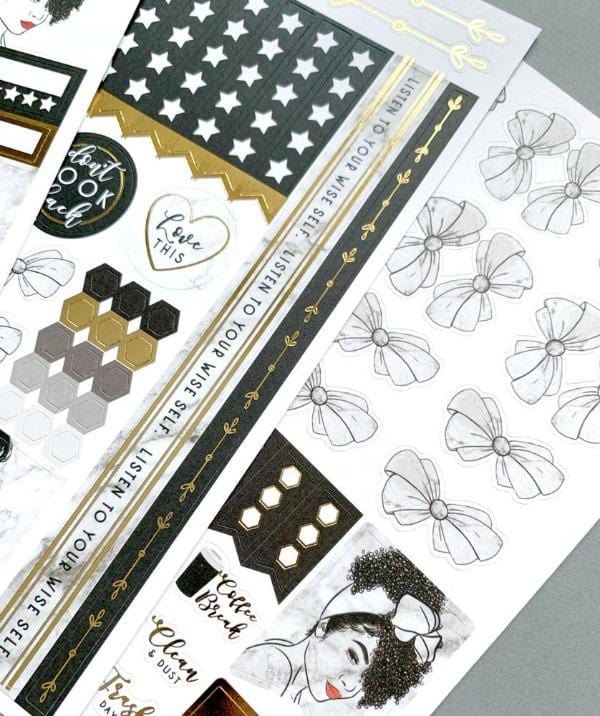 Planner Stickers - Glamorous Girls Weekly Kit - Image 4