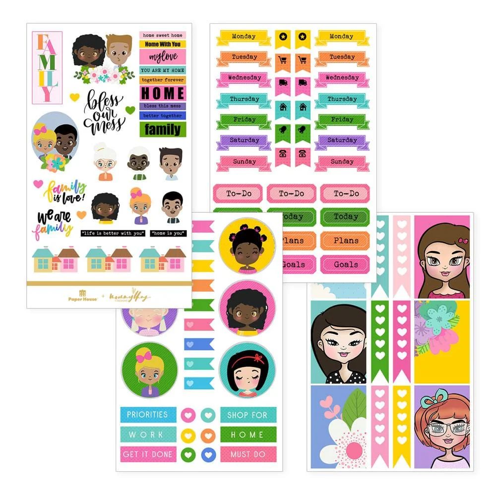 Planner Stickers Set - Mommy Lhey - Family - Image 3