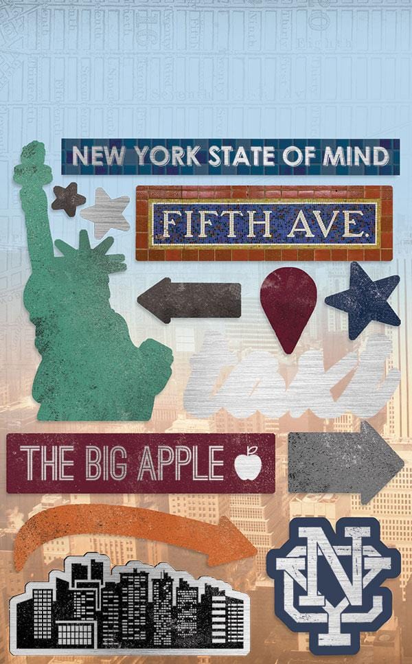 New York City Cardstock Sticker Multipack - Image 3